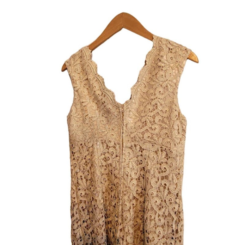 Marina dress- gold lace - size 8 - Picture 6 of 8